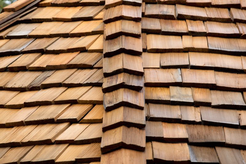 Cedar Shingle Roof Close-Up